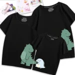 Tshirt enfant dinosaure animé coton bio respirant confort été étés idéal