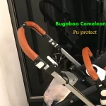 Housse de poignée de poussette pour Bugaboo Cameleon 1 2 3 Plus accessoires de landau étui de protection en PU housse d&rsquo;accoudoir personnalisation