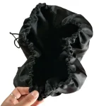 Sac de voyage pour siège auto bébé housse antipoussière sac de rangement portable pliable pour voiture style minimaliste couleur noire