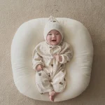 MILANCEL romper bébé fille tenue assortie famille imprimé poire mignon style décontracté coton doux usage quotidien printempsautomne