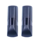 Tubes cosmétiques en plastique noir pour rouge à lèvres ou baume lèvres style minimaliste moderne usage quotidien haut de gamme sans logo