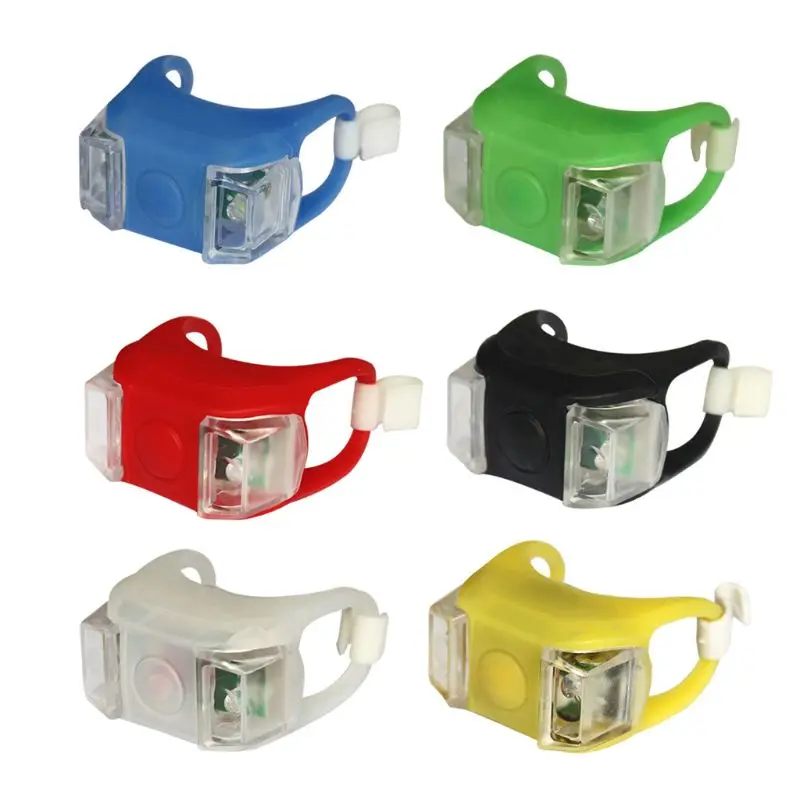 Lampe de nuit LED étanche pour poussette bébé 2 pièces alarme sécurité Flash LED silicone durable antiéclaboussures