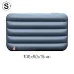 Matelas voiture portable imperméable durable camping coffre pliable bébé voyage 100x60x15cm sécurisé