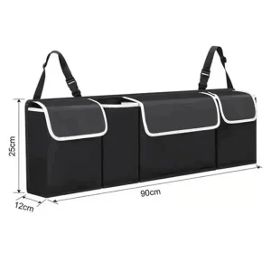 Organisateur coffre voiture multiusage Oxford sac rangement haute capacité accessoire siège voiture SUV berline pickup bébé Organisateur coffre voiture multiusage Oxford sac rangement haute capacité accessoire siège voiture SUV berline pickup bébé