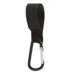 Crochet poussette bébé sac suspendu aluminium nylon ajustable sécurisé randonnée portage usage quotidien design moderne compact durable