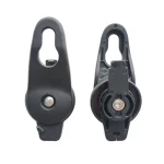 Clips universels de fixation sécurisés pour auvent de poussette bébé noir plastique durable 4 en 1