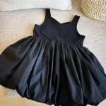 Robe bébé fille dos nu coton sans manches ample style fleuri 27 ans confortable élégante été intemporel doux respirant