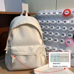 Sac à dos nylon polyester bébé pratique minimaliste style casual fonctionnel fermeture éclair poche avant ajustable portable sac à langer accessoires bébé qualité supérieure