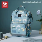 Sac à dos imperméable pour bébé sac à langer AIBEDILA nylon durable design moderne poches multiples idéal pour les sorties les voyages et les poussettes
