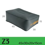 Coussin intérieur moderne design minimaliste matière synthétique gris orange élégant reposepieds compact PVC