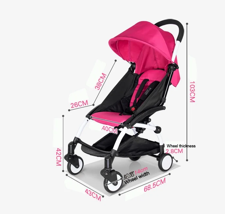 Yoya 2025 Poussette Bébé Compacte Voyage Bassinette Pliable Réglable 02 Ans 20kg Durable Légitimité Confort