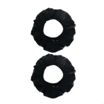 2PCS Baby Brooches Cover Wheel Ferproping Woelchair Tire Protectors Presschair Pram Wheel Protections Case Oxford Tissu  L