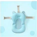 Coussin de soutien bébé ergonomique doux ajustable design animal idéal apprentissage assis usage domicile et déplacement couleur bleu pastel
