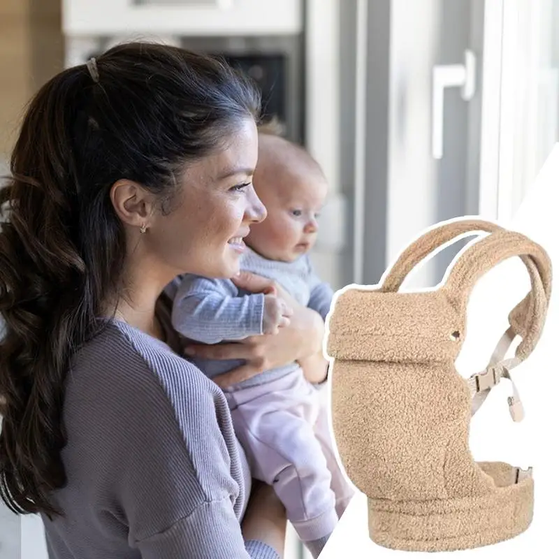 Portebébé ergonomique en peluche douce transport sécurisé bébé 624 mois solution confortable portage enfant usage quotidien et voyages