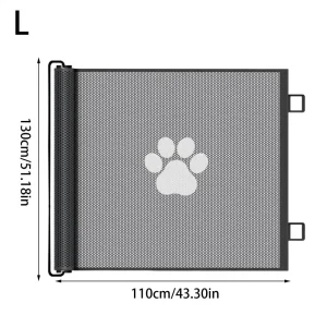 Barrière de sécurité en maille rétractable pour bébé et animaux protection porte fenêtre balcon cuisine design moderne 110x130cm noir Barrière de sécurité en maille rétractable pour bébé et animaux protection porte fenêtre balcon cuisine design moderne 110x130cm noir