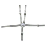 Harnais de sécurité pour chiens nylon webbing ajustable gris clair durabilité 外出 sécurité promenades clip central style moderne minimaliste