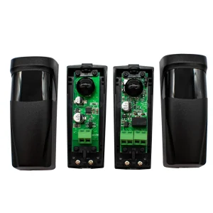 Capteur infrarouge de sécurité pour portes automatiques balançoires coulissantes et portes de garage détecteur de proximité jusqu&rsquo;à 15m haute fiabilité