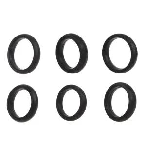 Enveloppes de roue sans chambre à air pour poussettes bébé accessoires de chariot 5 po 6 po haute qualité durable antidérapant facile à installer