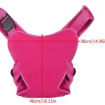 Portebébé ergonomique à sangle réglable rose vif pour enfants de 15 ans confort optimal usage quotidien et plage