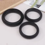 Ensembles de pneus miniatures pour modèles réduits accessoires pour voitures télécommandées jouets et projets DIY caoutchouc flexible design réaliste 3 pièces noires