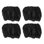 4 pièces couverture de roue poussette antipoussière protection infantile satin maternelle hygiène bébé 02 ans