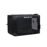 Cage transport animaux de compagnie DO DO PET pliable respirante multifonctionnelle voiture camping extérieur universelle design moderne durable noir