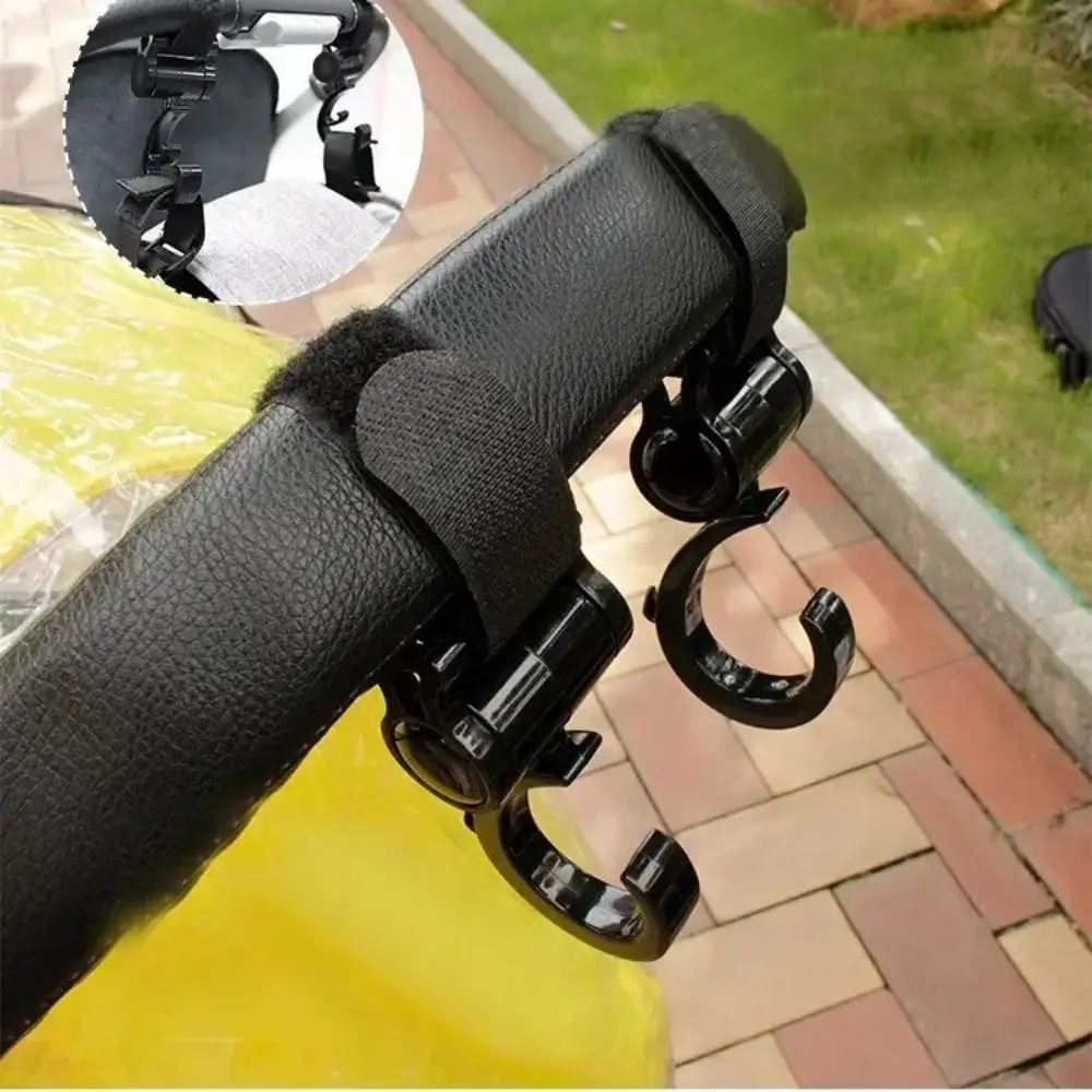 Grand crochet de fixation pour poussette sacs et accessoires design moderne et durable facile à installer sécuritaire et pratique pour les sorties