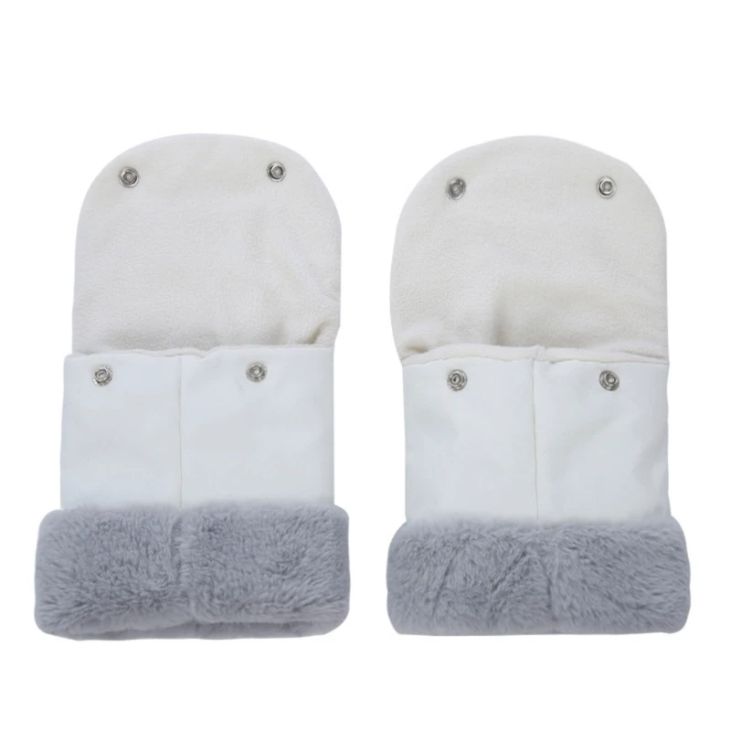 Manchon thermique pour poussette bébé 1 paire universels main au chaud froid confort poussette cachemain hiver bébé enfant extérieur