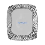 Mat de Bain Doux et Confortable pour Bébé en Fibre de Bambou et Polyester Gris Idéal pour la Douche et le Changement facile à Nettoyer AntiDérapant Conçu pour les 012 Mois