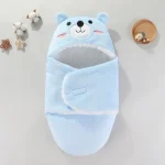 Sacs de couchage doux et chauds pour bébé couverture ronde cocon en forme d&rsquo;ours 09 mois  Bluebear