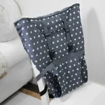 Siège bébé portable style classique en coton et polyester lavable bébé 436 mois 22 kg compacte couverture de sécurité gray star