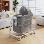 Berceau portable multifonctionnel pour bébé couffin de luxe pour nouveauné suspension jouets design moderne portable sécurité optimale style élégant