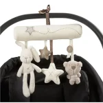 Pour bébé poussette berceau lit accessoires infantile enfant en bas âge hochets jouets doux lapin ours Style landau suspendus jouets en peluche apaiser poupée – Rabbit