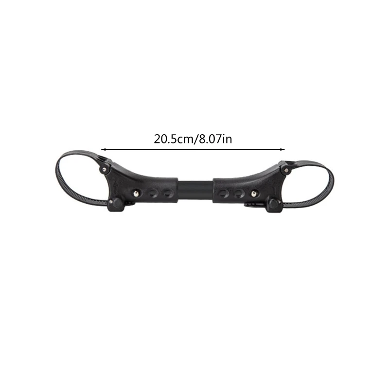 Connecteur universel poussette double bébé 3 pièces joints sangle chariot crochet liaison sécurité haute durabilité