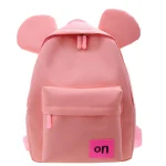 Sac de voyage personnalisé pour bébé, couleur bonbon, cartable personnalisé pour la maternelle, nom brodé, dessin animé mignon pour garçons et filles