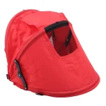 Housse de transport pour animaux de compagnie abri extérieur protection contre le soleil et la pluie 设计 pour chiens et chats petits tente portable style moderne couleur rouge vif