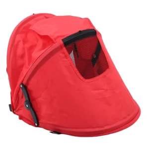 Housse de transport pour animaux de compagnie abri extérieur protection contre le soleil et la pluie 设计 pour chiens et chats petits tente portable style moderne couleur rouge vif