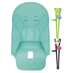 Coussin de protection pour chaise haute bébé chaise de salle à manger siège rembourré doux en cuir PU pour enfants sécurité et confort