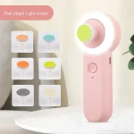Lampe de nuit portable veilleuse bébé avec filtres interchangeables lumière douce design moderne rose