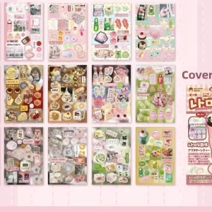 Stickers vintage nourriture style kawaii décoration créative stickers pour cahier stickers mignons stickers food stickers DIY stickers pour adolescents stickers pour jeunes adultes