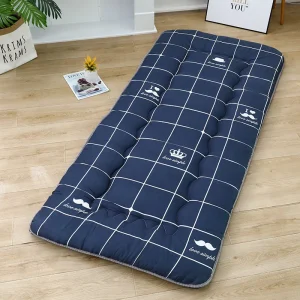 Matelas pliant pour camping extérieur lit d’appoint confortable moderne durable polyester mousse bleu marine design simple usage multiple solution pratique Matelas pliant pour camping extérieur lit d’appoint confortable moderne durable polyester mousse bleu marine design simple usage multiple solution pratique