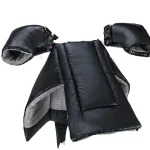 Couverture de jambe d&rsquo;hiver pour poussettes imperméable doux chaud protection contre la pluie et le vent polyester coton design ergonomique 安全 durable bébé