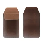 Coque téléphone portable en cuir PU housse étui protection style minimaliste élégant qualité premium durable