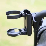 Organisateur universel de poussette 2 en 1 portegobelet et support téléphone design moderne pratique et sécurisé