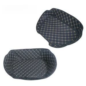 Coussin de coffre de moto pour animaux de compagnie confortable matelassé sécurisé design élégant universel pour chiens et chats