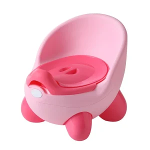 Siège toilette potty training enfant confortable portable en plastique rose Siège toilette potty training enfant confortable portable en plastique rose