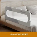 Rail de lit pliable Invisible pour bébé gardecorps de chambre à coucher barrière de protection Antichute clôture de sécurité pour enfant 180 cm gris