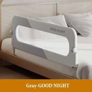 Rail de lit pliable Invisible pour bébé gardecorps de chambre à coucher barrière de protection Antichute clôture de sécurité pour enfant 180 cm gris Rail de lit pliable Invisible pour bébé gardecorps de chambre à coucher barrière de protection Antichute clôture de sécurité pour enfant 180 cm gris