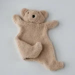 Doudou bébé ourson peluche confort coton nouveauné jouet apaisant mode sommeil poupée enfants réconfort douceur déco chambre