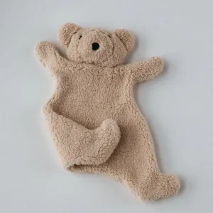 Doudou bébé ourson peluche confort coton nouveauné jouet apaisant mode sommeil poupée enfants réconfort douceur déco chambre